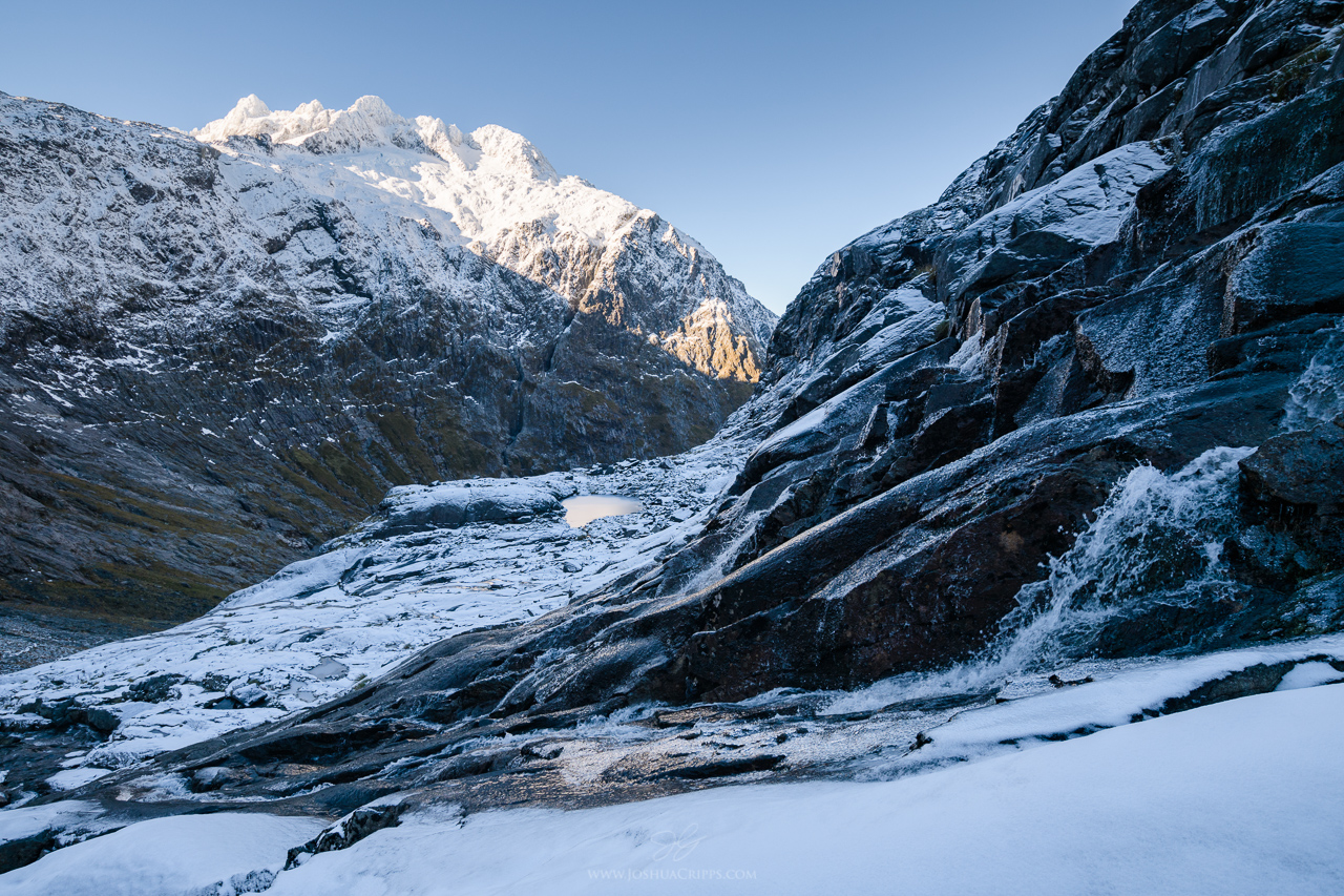 Crampons vs tennis shoes.... what's the difference in terrain like this?