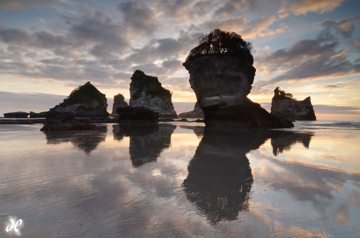 Motukiekie Beach, South Island, New Zealand