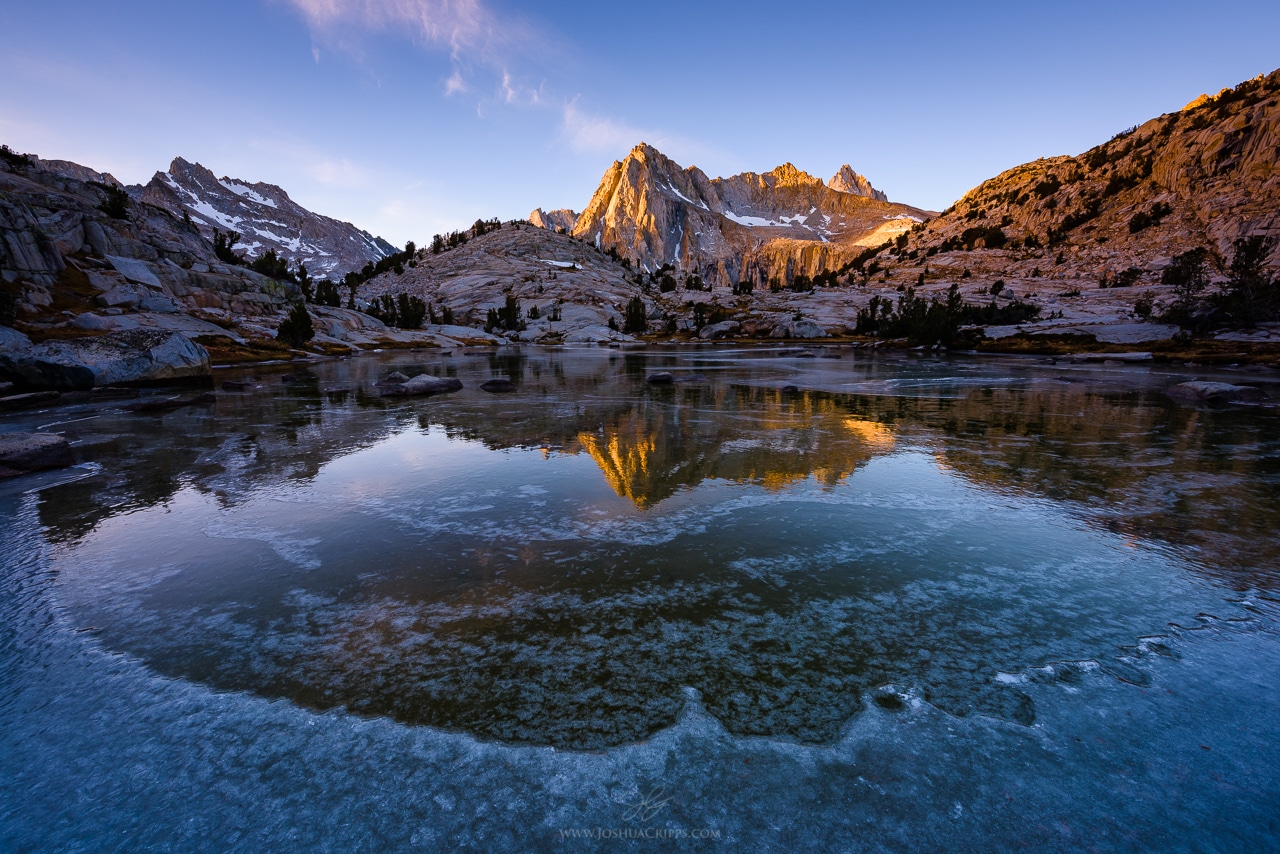 Frozen Sailor Lake, Sabrina Basin