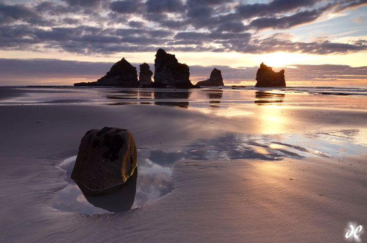 Motukiekie Beach, South Island, New Zealand