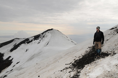 I can see my house from here! J Cripps on Gareloi Volcano