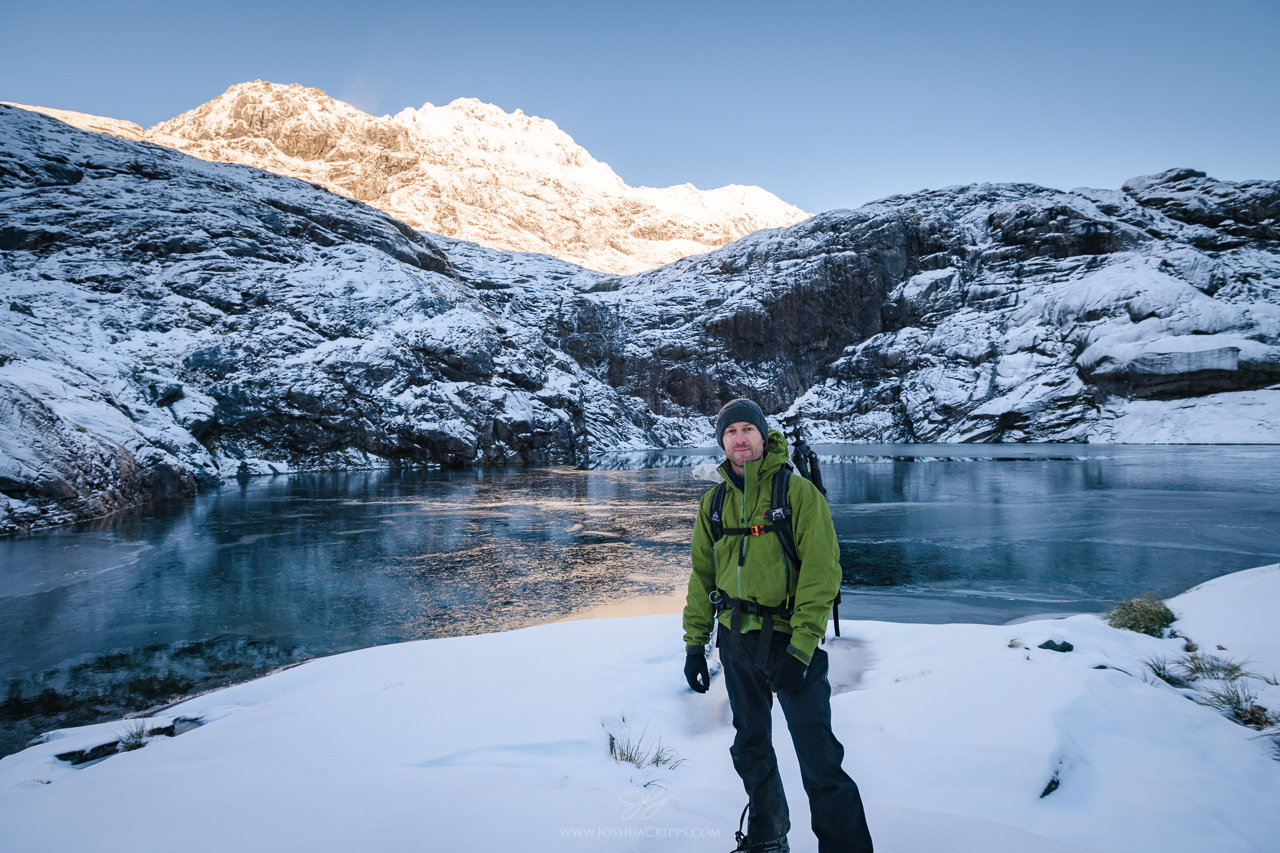 Flat ground and a frozen lake, who could ask for anything more?