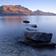 Mountains above Lake Wakatipu, Queenstown, New Zealand