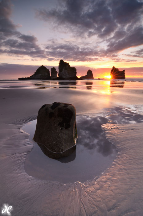 Motukiekie Beach, West Coast, South Island, New Zealand 