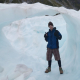 Ice arch. Fox Glacier, New Zealand