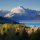Aoraki over Lake Pukaki, Mt. Cook National Park, New Zealand