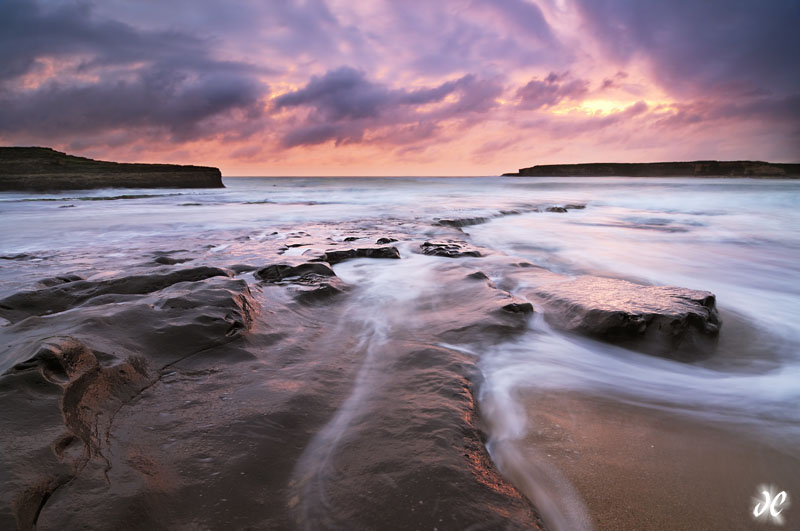 Four Mile Beach sunset, Santa Cruz, California