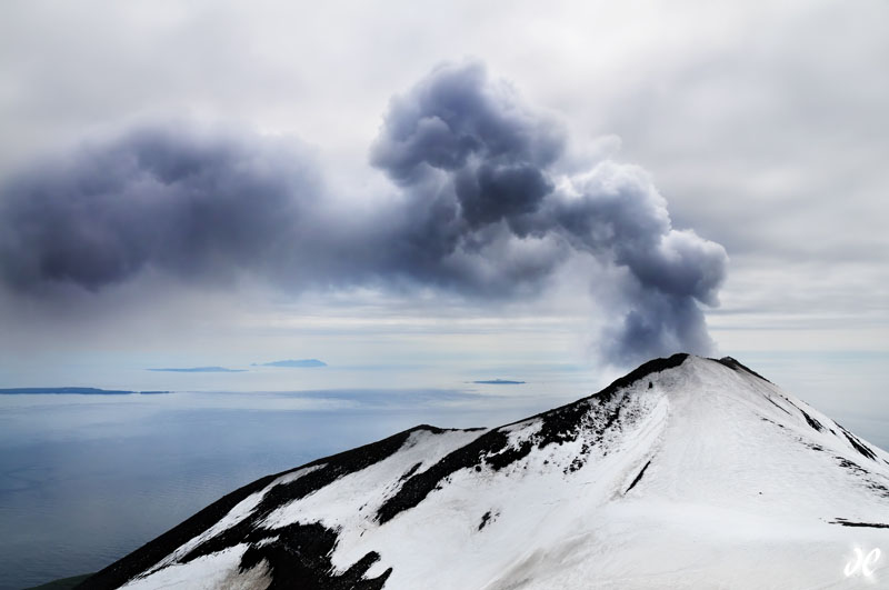 Aleutian Afternoon Gareloi Volcano, Aleutian Islands, Alaska