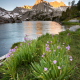 Picture Peak and Moonlight Lake in the Sabrina Basin, Eastern Sierras