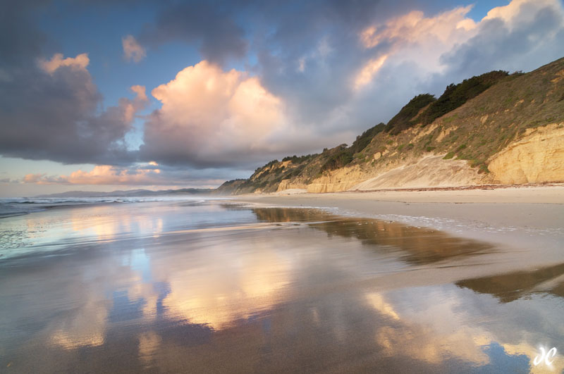 San Gregorio State Beach sunset, Half Moon Bay, California