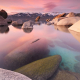 Sand Harbor State Park sunset, Lake Tahoe