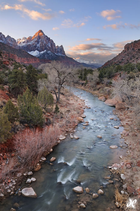 The Watchman at sunrise, Zion National Park, Utah