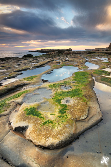 Wilder Ranch State Park beach sunset, Santa Cruz, California