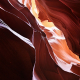 Little Monument Valley in Upper Antelope Canyon, Page, Arizona