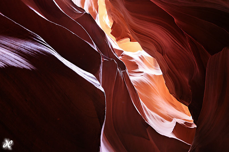 Little Monument Valley in Upper Antelope Canyon, Page, Arizona
