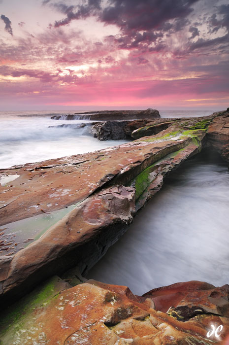 Wilder Ranch State Park beach sunset, Santa Cruz, California