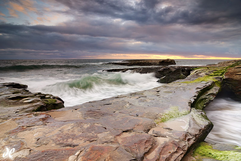 Wilder Ranch State Park beach sunset, Santa Cruz, California