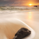 Wilder Ranch State Park beach sunset, Santa Cruz, California