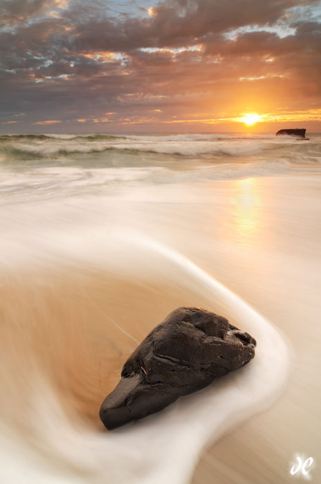 Wilder Ranch State Park beach sunset, Santa Cruz, California