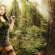 Tomb Raider composite portrait by Santa Cruz photographer Josh Cripps