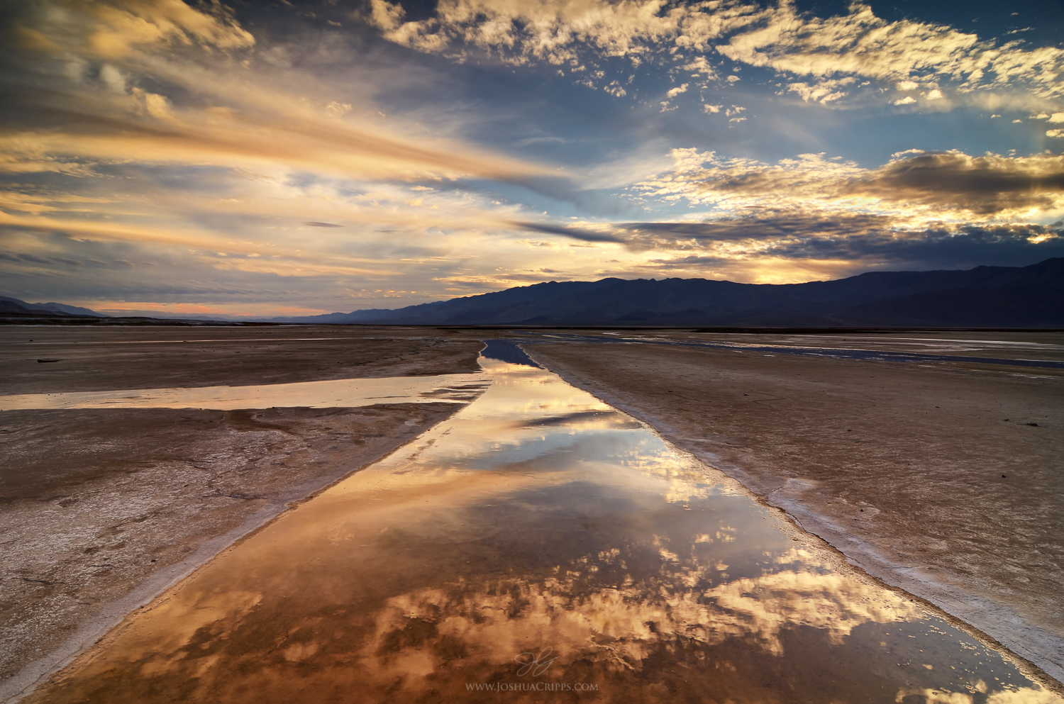 Cottonball Spring reflections, Death Valley National Park