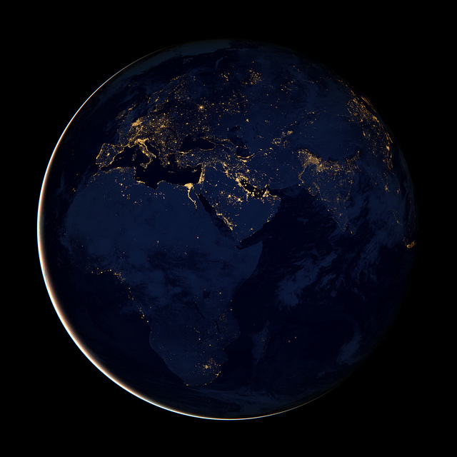 NASA's Black Marble photos: Africa, Europe, Middle East