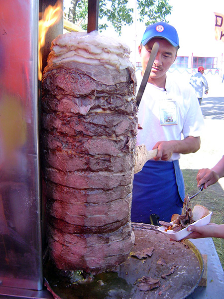 Shawarma in Ulaan Bataar Mongolia