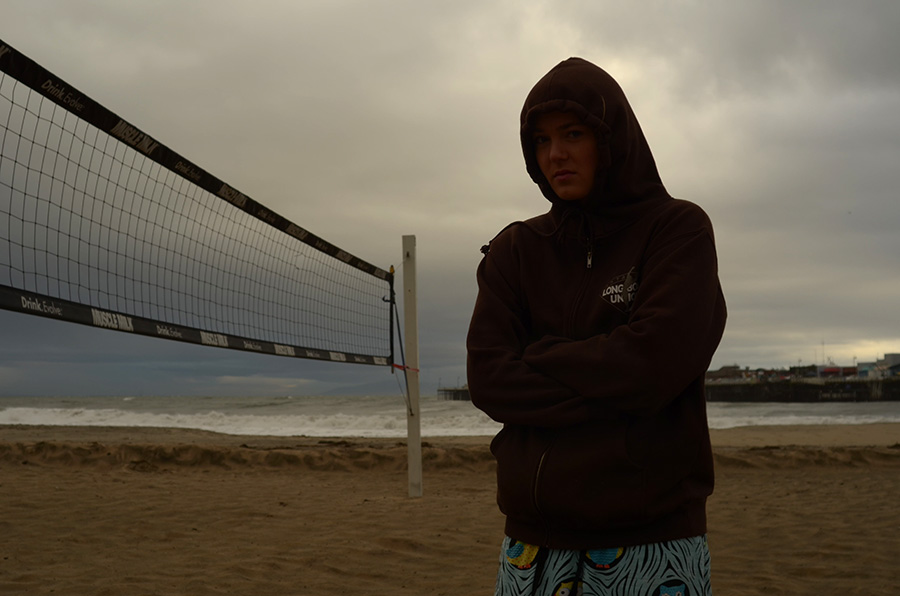 Volleyball portrait by Santa Cruz Photographer Joshua Cripps