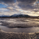 Turnagain Arm, Alaska, Low Tide Winter Sunset