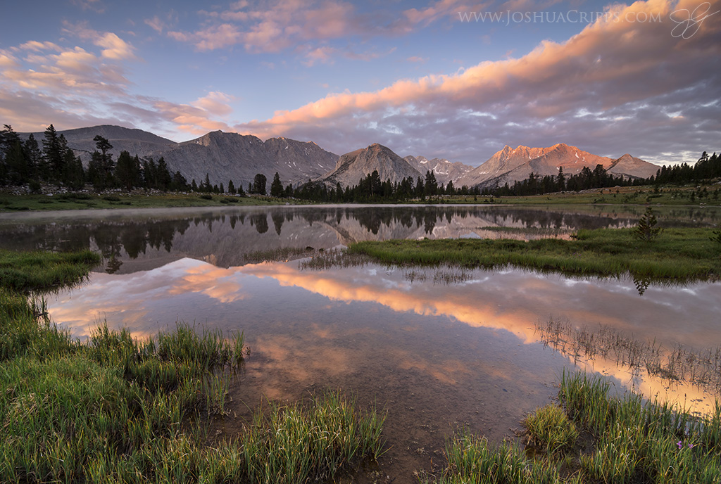 Cooling Down Pioneer Basin sunrise, Sierra Nevada mountains