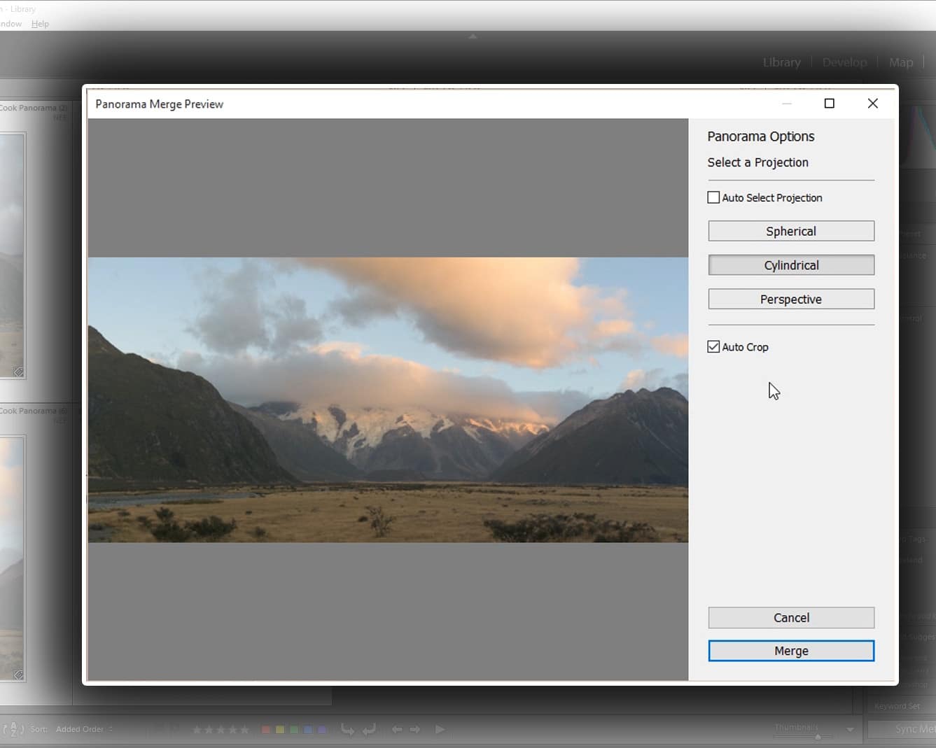 How to Create Raw Panoramas in Lightroom CC