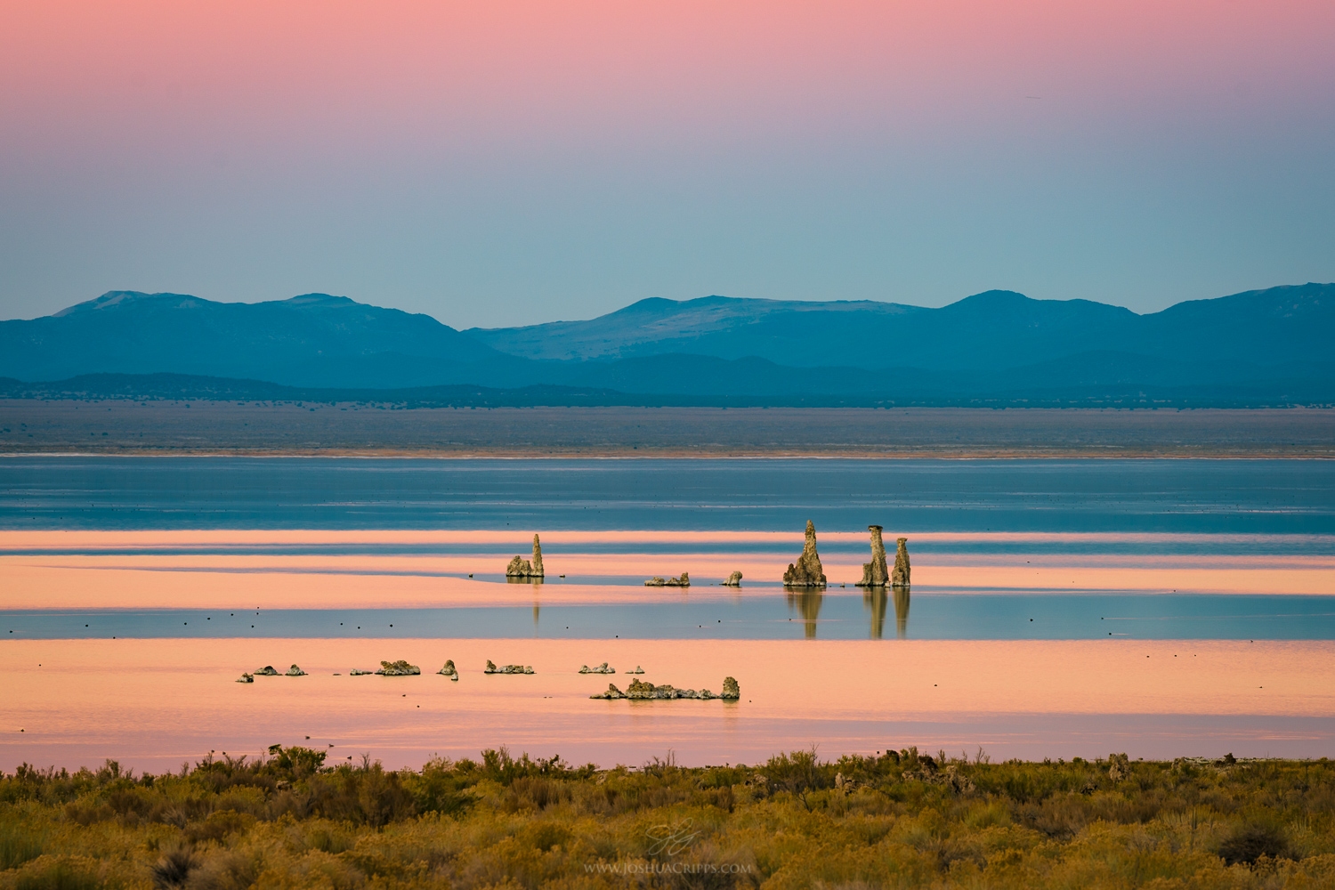 Shimmer mono-lake-venus-belt-sunset