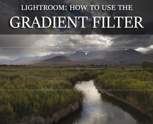 How to use a lightroom gradient filter