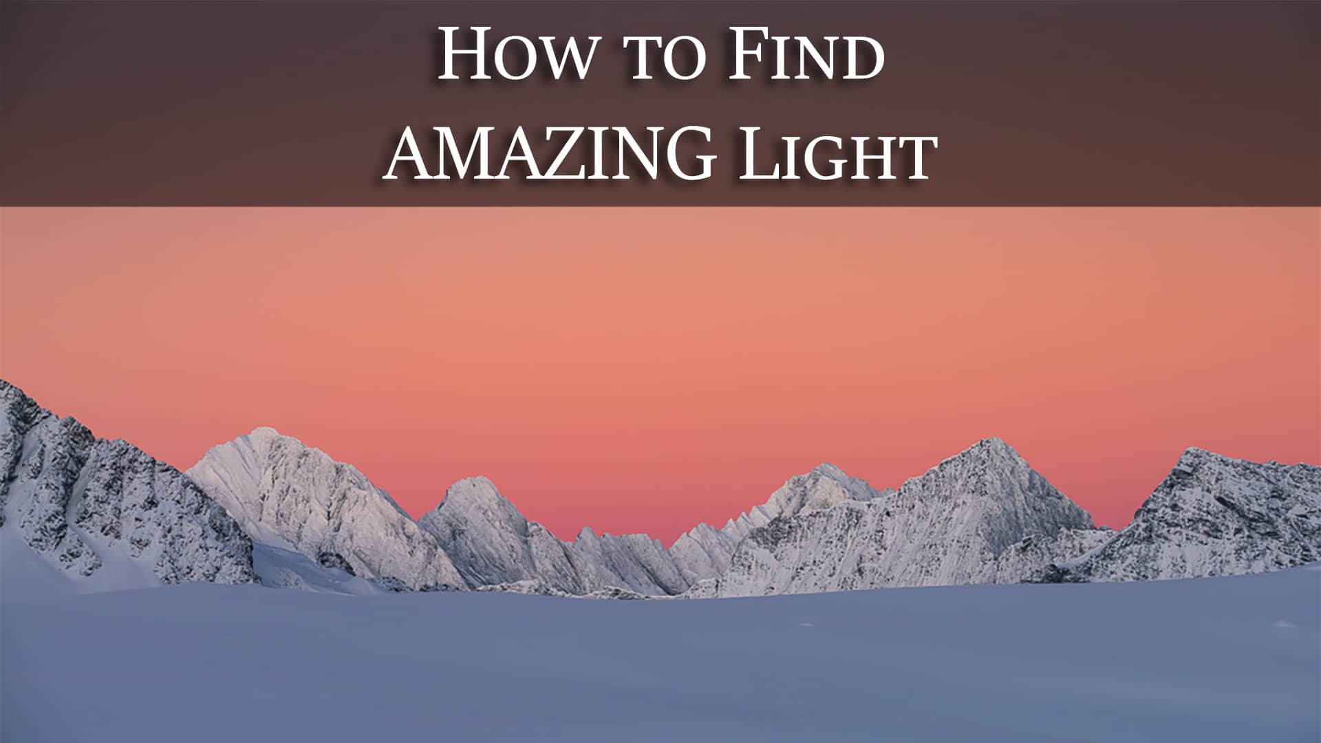 how to find amazing light feature image