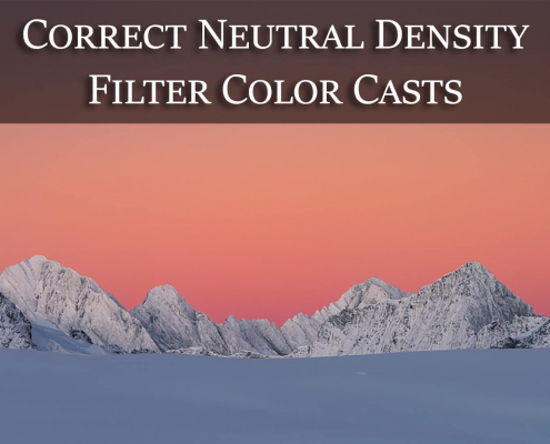 neutral density filter color casts