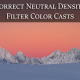 neutral density filter color casts