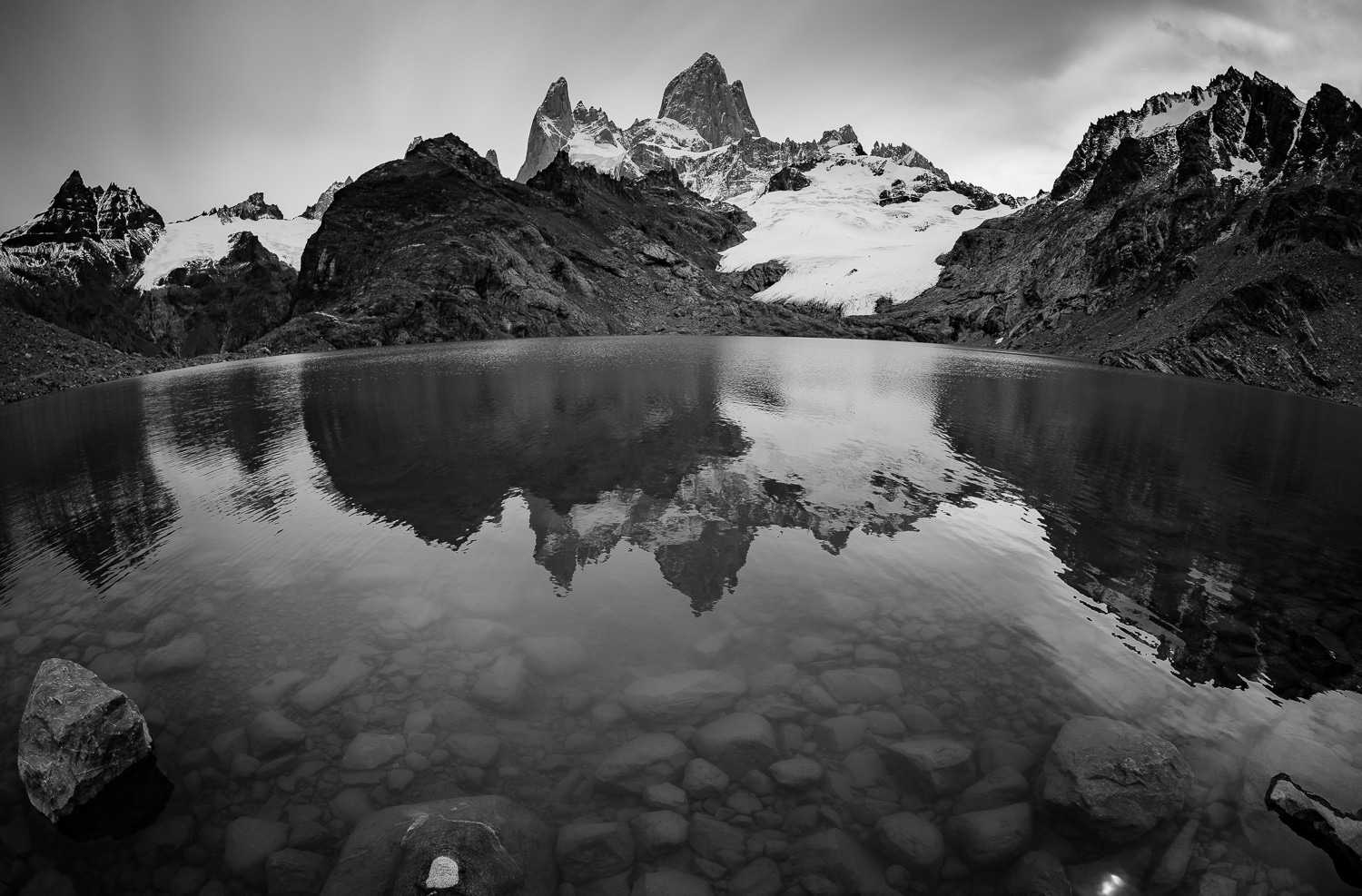 Lago de Los Tres, Los Glaciares National Park, Argentina. Nikon D810. ISO64, f/4.5, 15mm, 1/1250 sec. Nikon Nikkor 8-15mm Fisheye Sample Photos