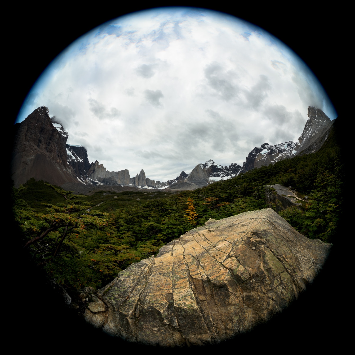 Valley Frances, Torres del Paine NP, Nikon Nikkor 8-15mm Fisheye Sample Photos