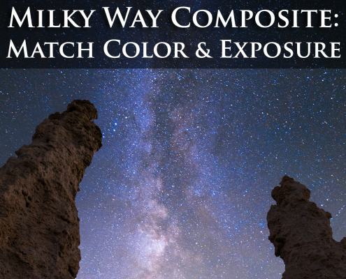 Milky Way Composite in Photoshop - Color and Tone