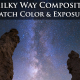 Milky Way Composite in Photoshop - Color and Tone