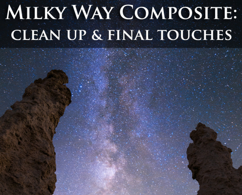 Milky Way Composite in Photoshop - Final Touches