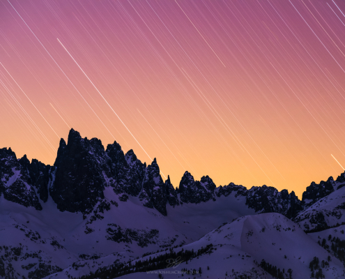 Minaret Vista Star Trails